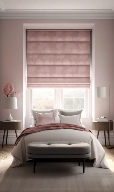 Roman blinds for bedroom