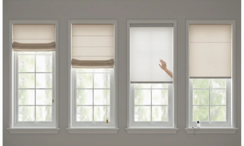 Roman Blind Operating Mechanisms