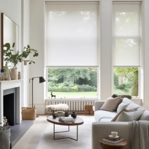 Ice White Sunscreen Blinds Roller Blind