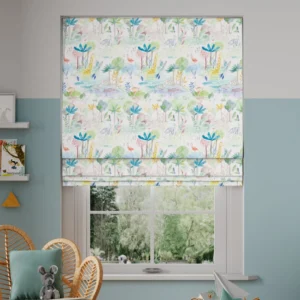 Kids Room Blinds Zoo Roman Blind