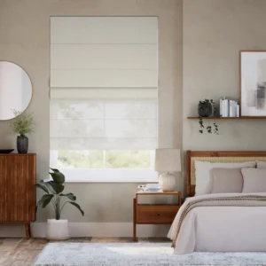 Oatmeal & Coconut Motorized Blinds