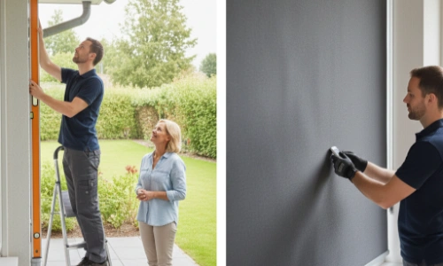 outdoor blinds installation in Dubai